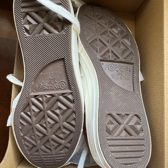 Converse Chuck 70 Burgundy Plaid Womens 9 - Picture 5 of 9